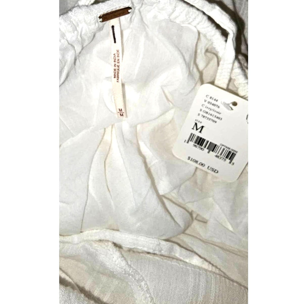 Free People Kaylyn Midi Dress Free-est MEDIUM Ivory Boho Free-est Free People