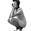 New Anthropologie Maeve Slim Puff-Sleeve Ruched Mini Dress $148  XXS 00 White