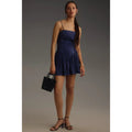 Anthropologie Hutch Sleeveless Drop-Waist Romper $168 MEDIUM Blue