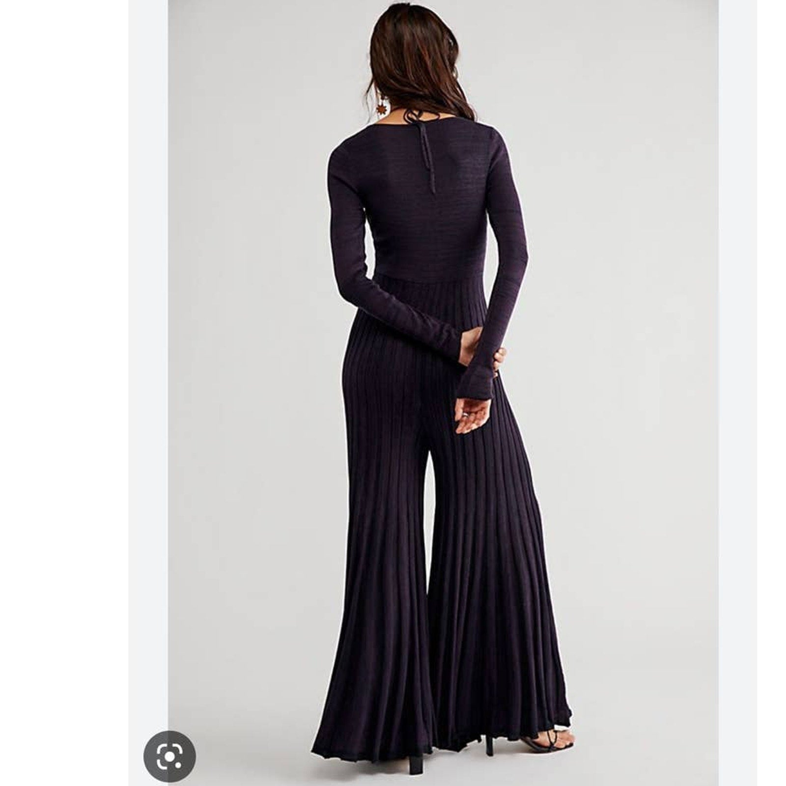 Free People Lady Luck Knit Wide-leg Jumpsuit