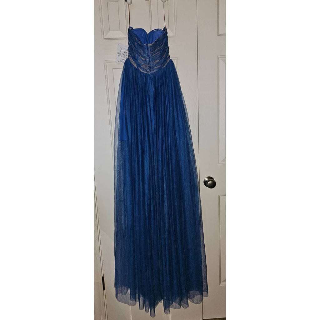 Free People Edgy Strapless Tulle Dress