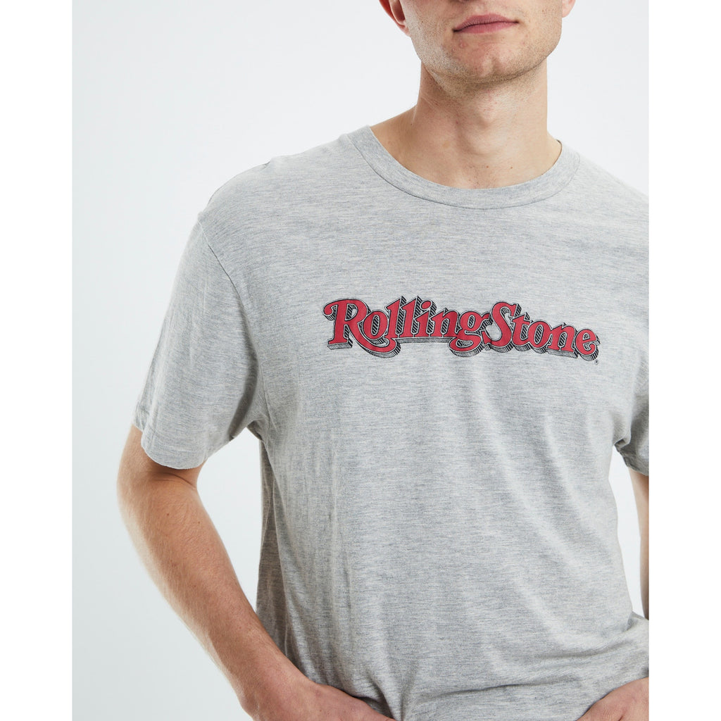 New Urban Outfitters Rolling Stone Marle Tee in Grey Marle $59 MEDIUM Gray