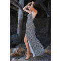 New Anthropologie MAAJI Holly Maxi Dress $138 MEDIUM Black & White Floral