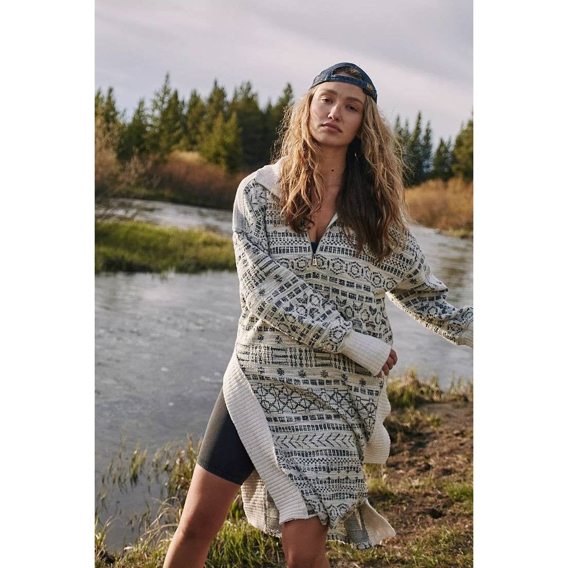 Free People Half Zip Pullover Sweater