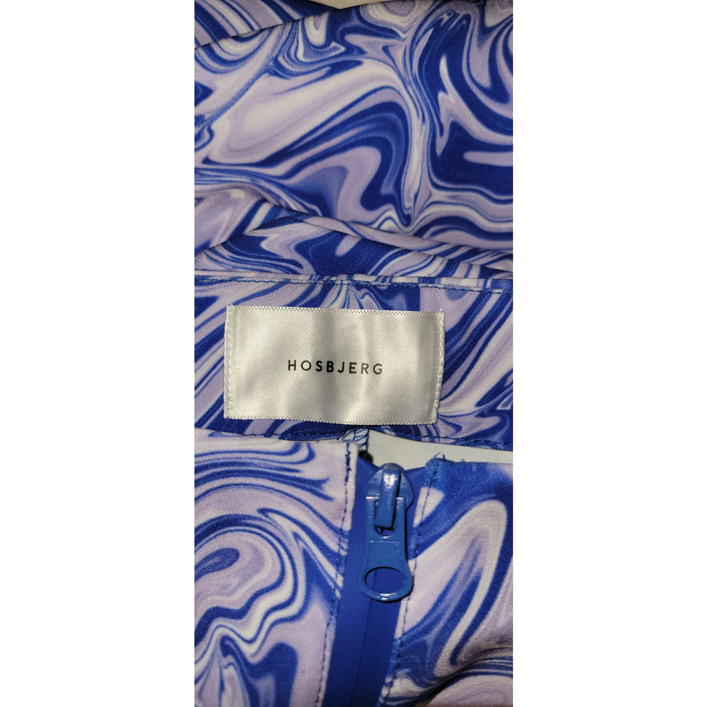 New Urban Outfitters Hosbjerg Adele Printed Flare Pant $208 LARGE  Purple Liquid