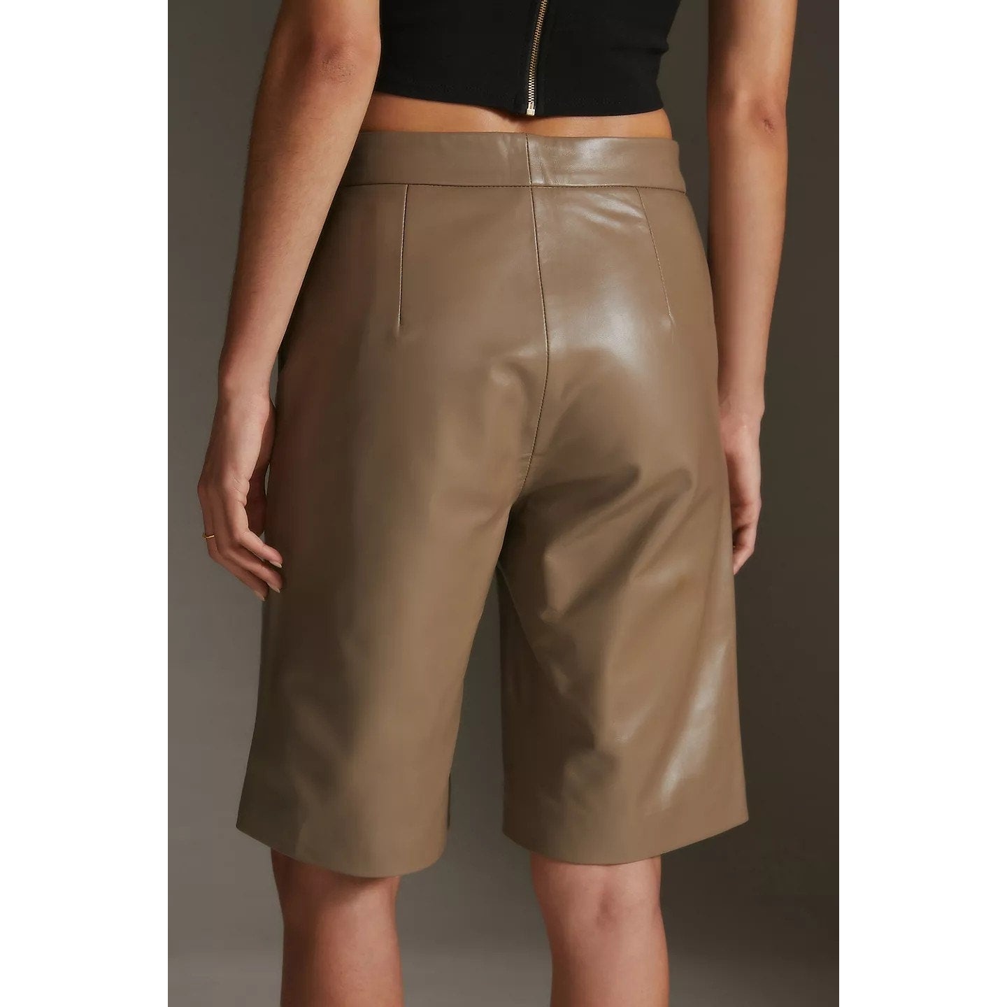 New Anthropologie Just Female Roxy Bermuda Shorts $228 SIZE 34 XS Pine Bark