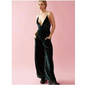 Free People Blake Velvet One Piece Holiday Party Jumpsuit