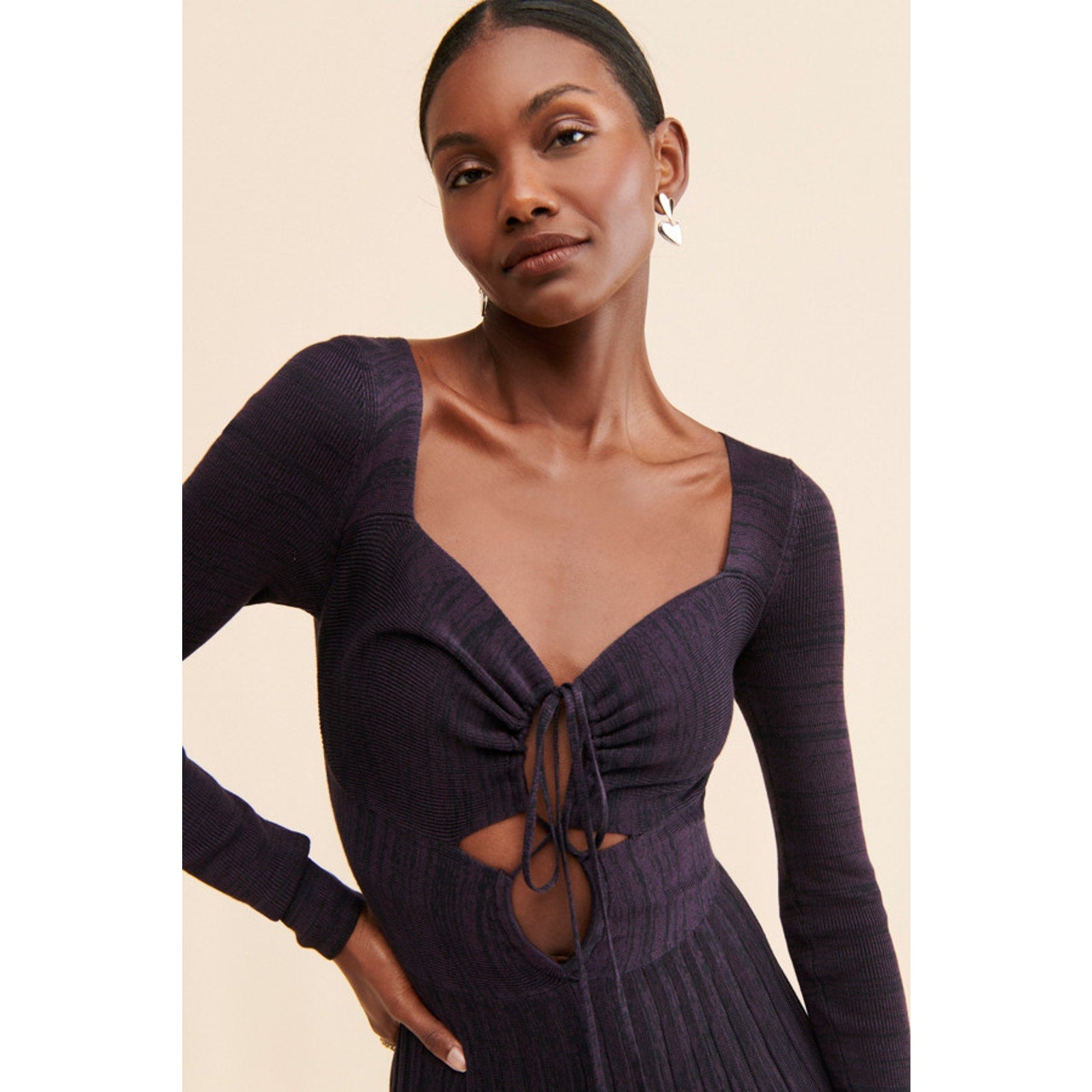 Free People Lady Luck Knit Wide-leg Jumpsuit
