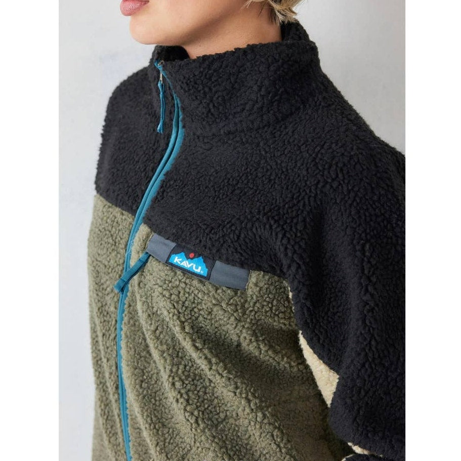 New Urban Outfitters Kavu Paneled Fleece Zip Jacket  $120 X-SMALL