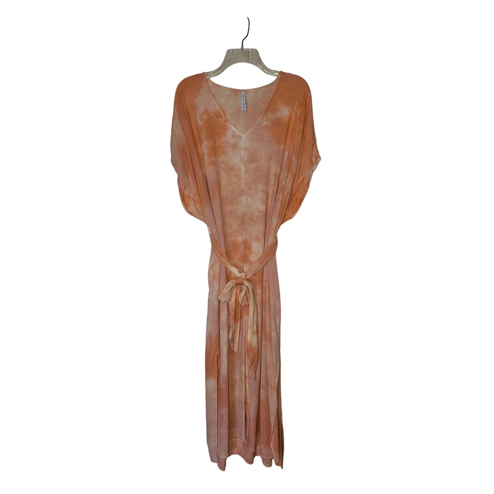 New Rachel Pally Tie Dye Rae Dress Maxi Caftan $298 SMALL Sorbet