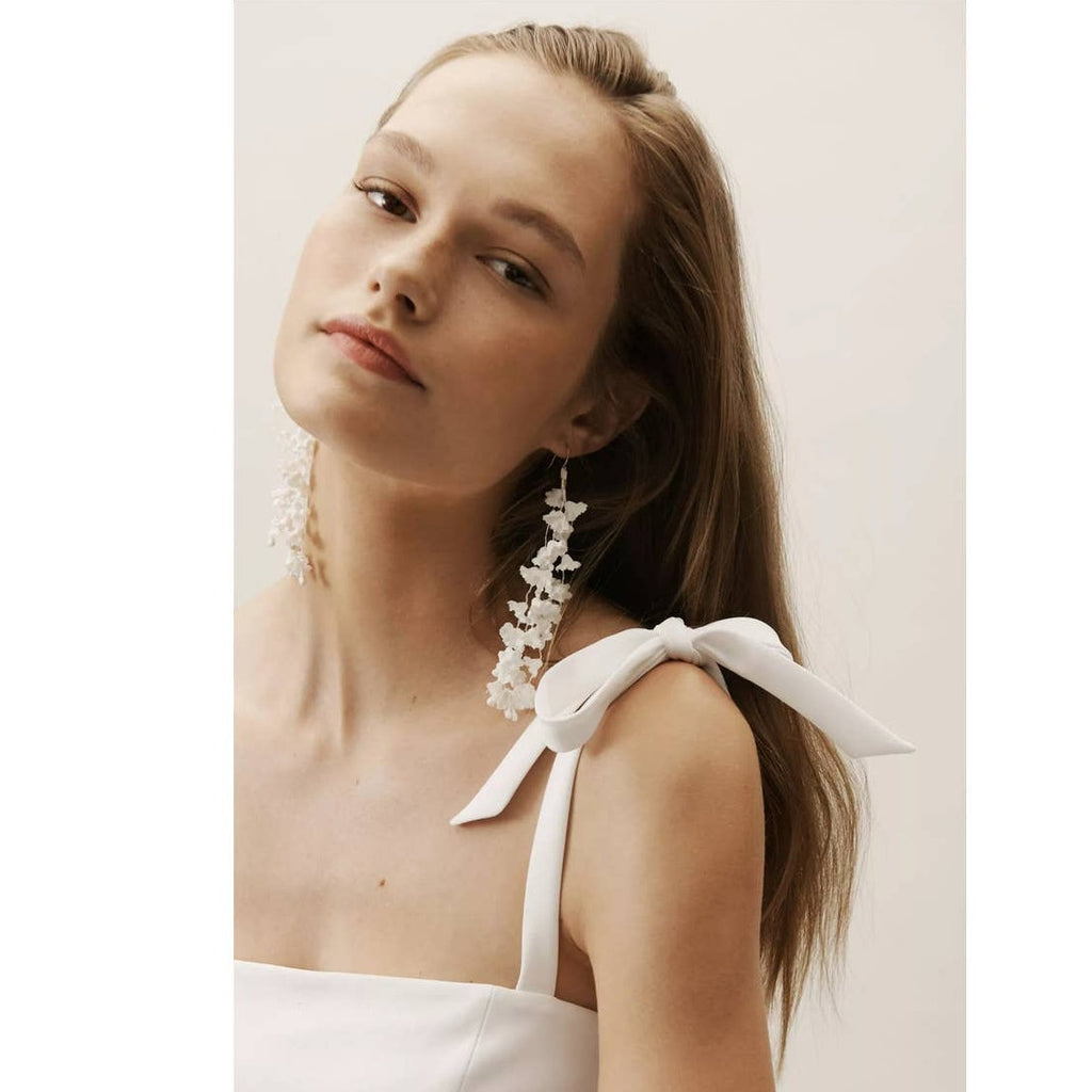 New Anthropologie BHLDN Trinity Jumpsuit by Theia $280 SIZE 0 White