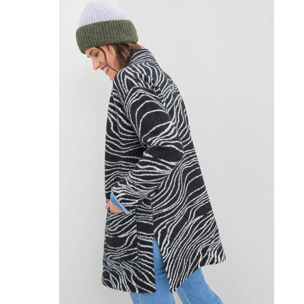 Anthropologie Maeve Eunice Funnel Neck Wool Blend Cardigan