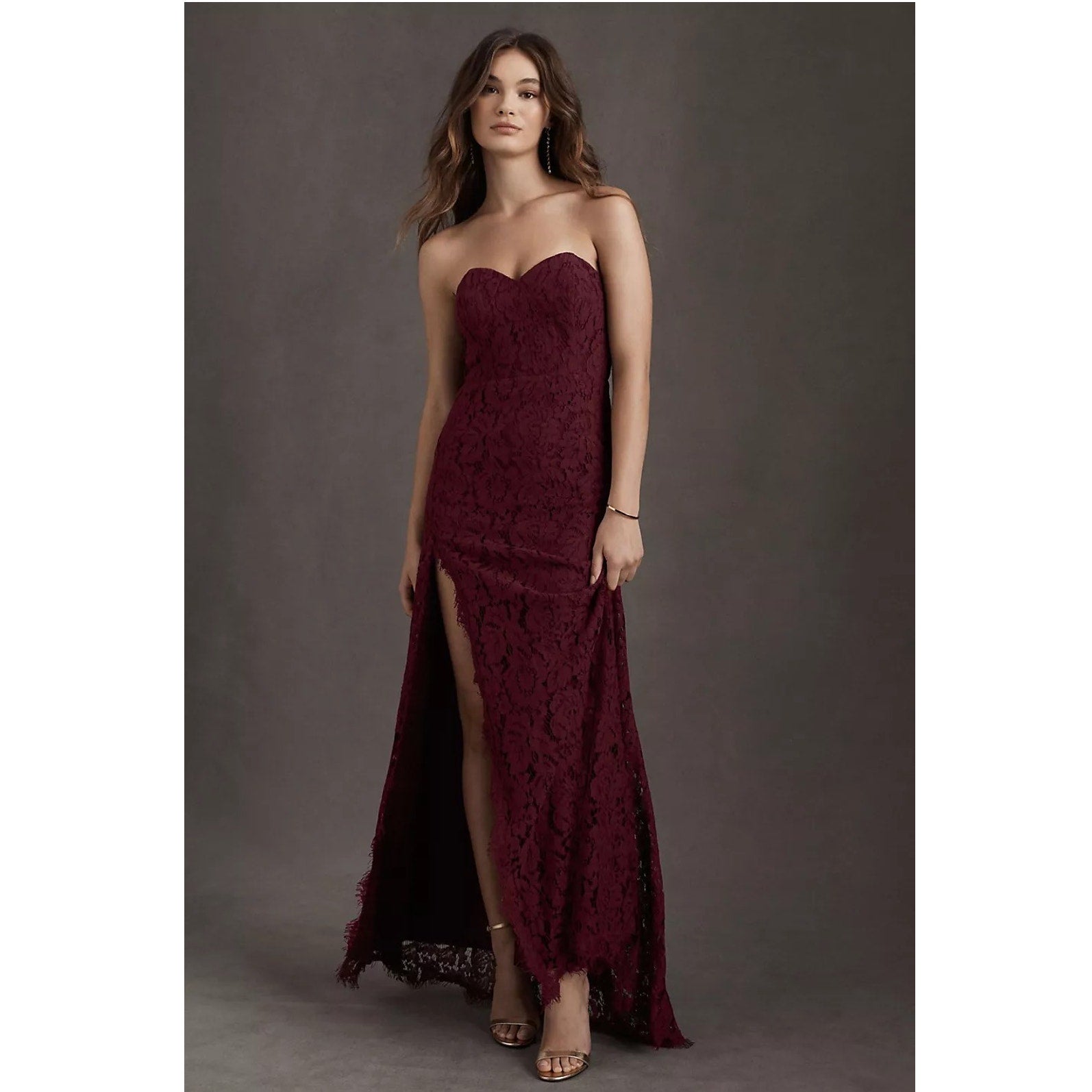 New Anthropologie BHLDN Fame and Partners Twilight Dress $329 SIZE 6 Blue