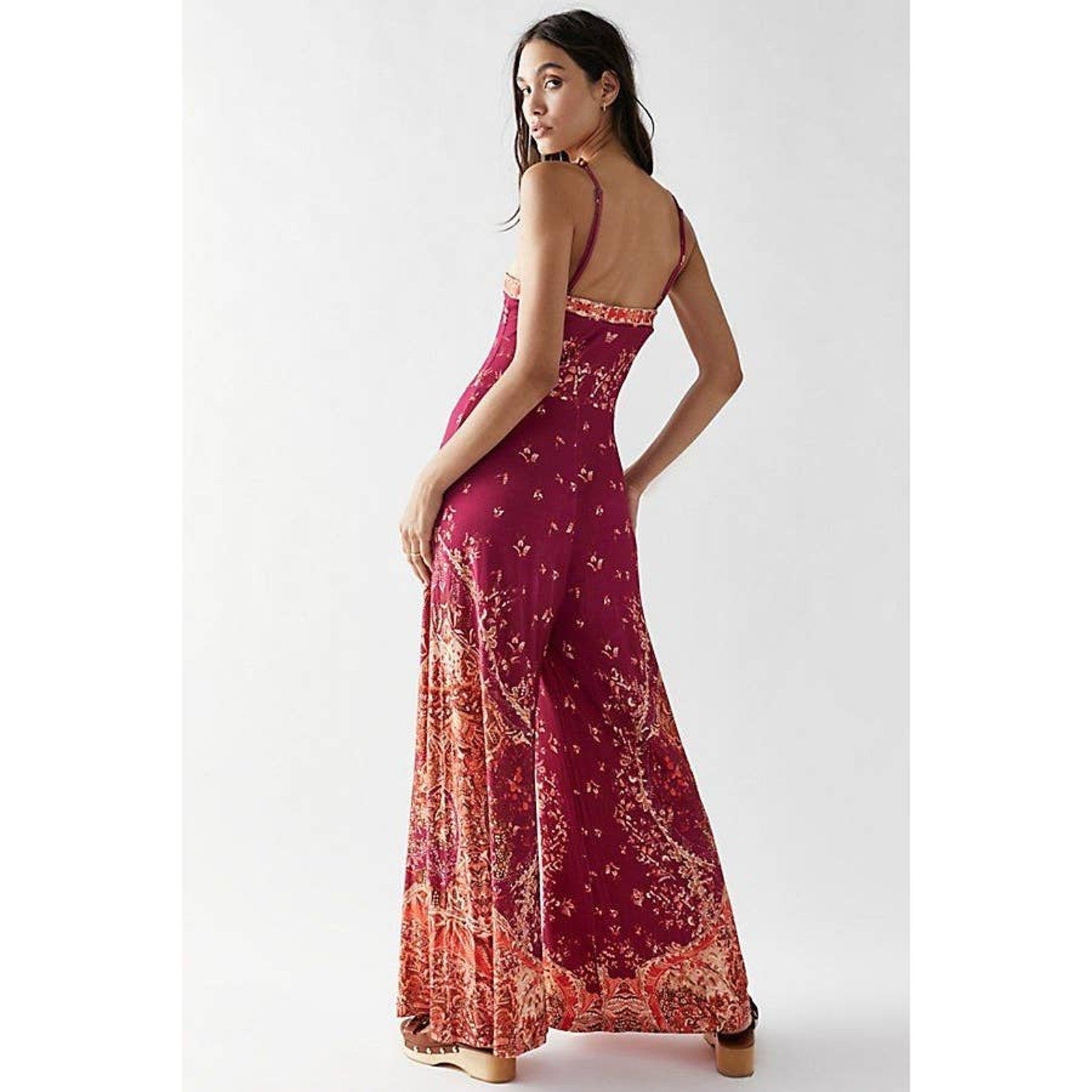 Free People Adjustable Boho Astrid Wide-Leg Jumpsuit
