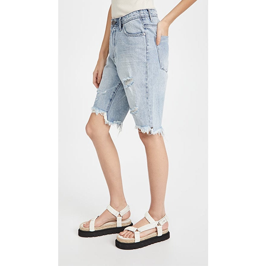 New One Teaspoon Salty Dog Cutoff Trucker Shorts $112 SIZE 26 Distressed