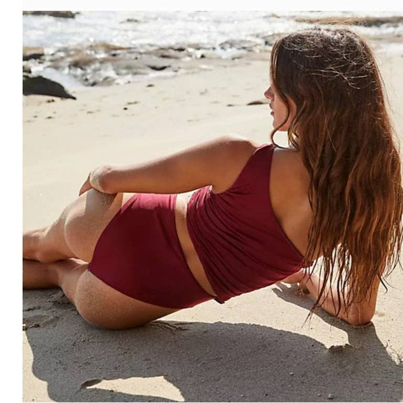 New Free People Agua Bendita Trini One-Piece Swimsuit