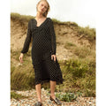 New Anthropologie Sirena Ruffled Tunic Midi Dress  $160  SMALL Midi Polka Dot