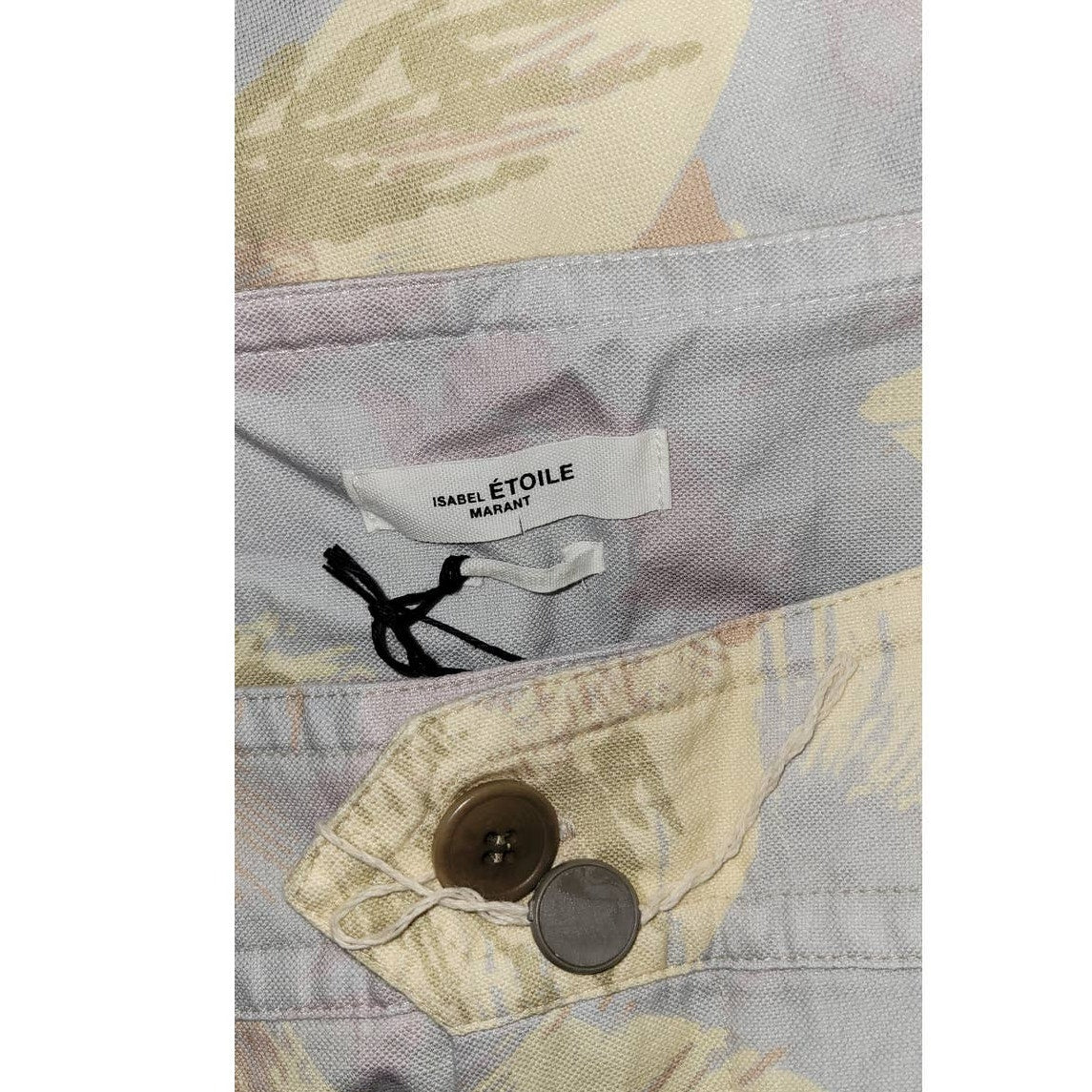 New Isabel Marant Etoile Raluni Trousers $415 CHALK Size 34 (US 2) Painterly