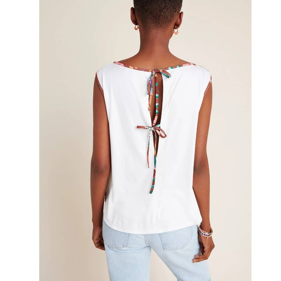 Anthropologie Aldomartins Aimee Floral Botanical Tank