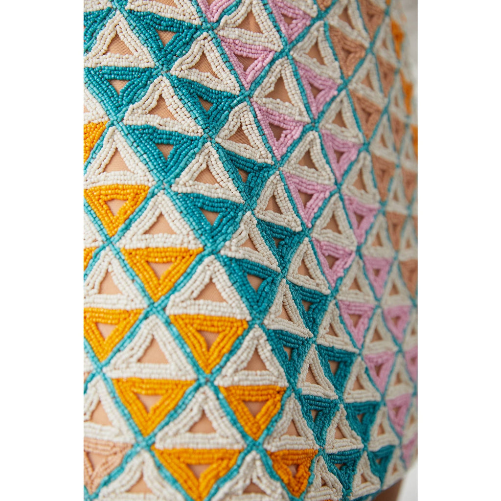 Anthropologie Walter Baker Slim Hand-Beaded Mini Skirt