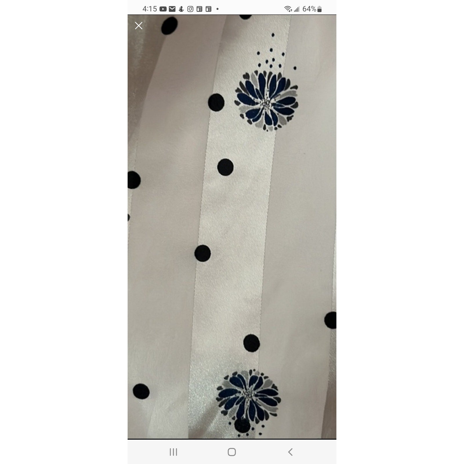 New Free People Pajama Party Silky Floral Robe $148 IVORY COMBO X-Small