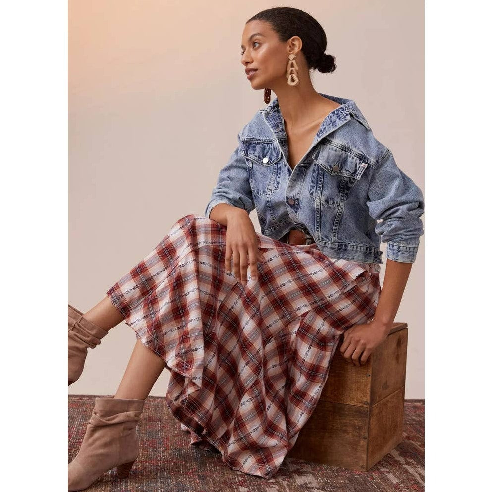 New Anthropologie AG The Mirah Denim Button Jacket $245 SMALL