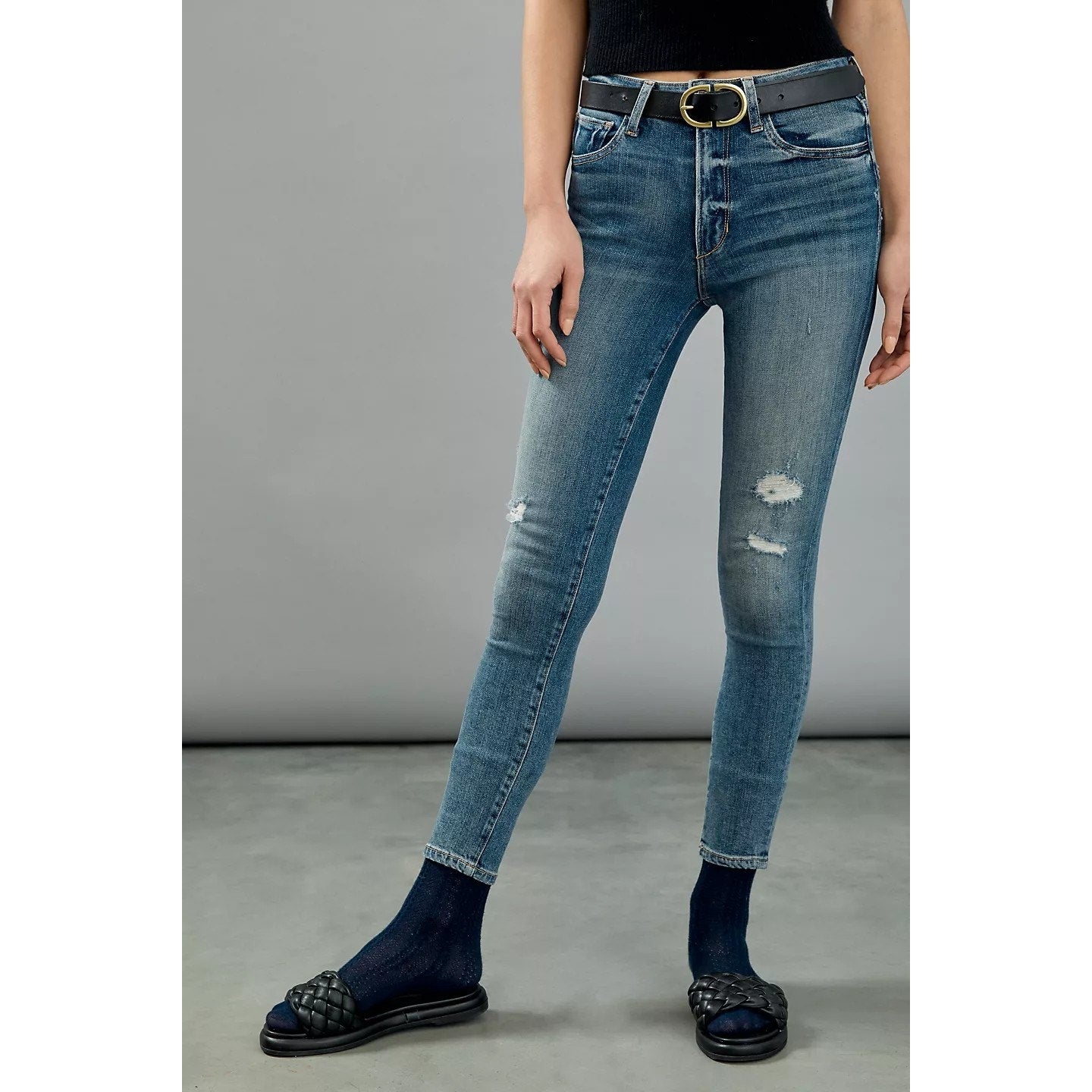 New Anthropologie Joe's The Charlie High-Rise Skinny Ankle Jeans $248 Ardent 26