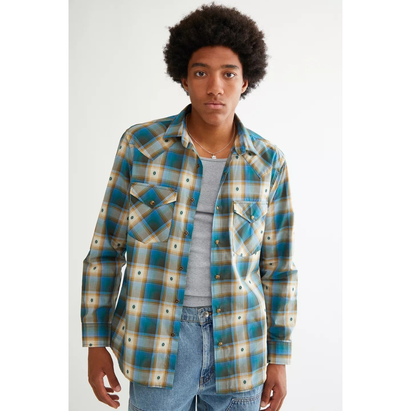 New Urban Outfitters Pendleton Long Sleeve Plaid Button Down Shirt $98 MEDIUM