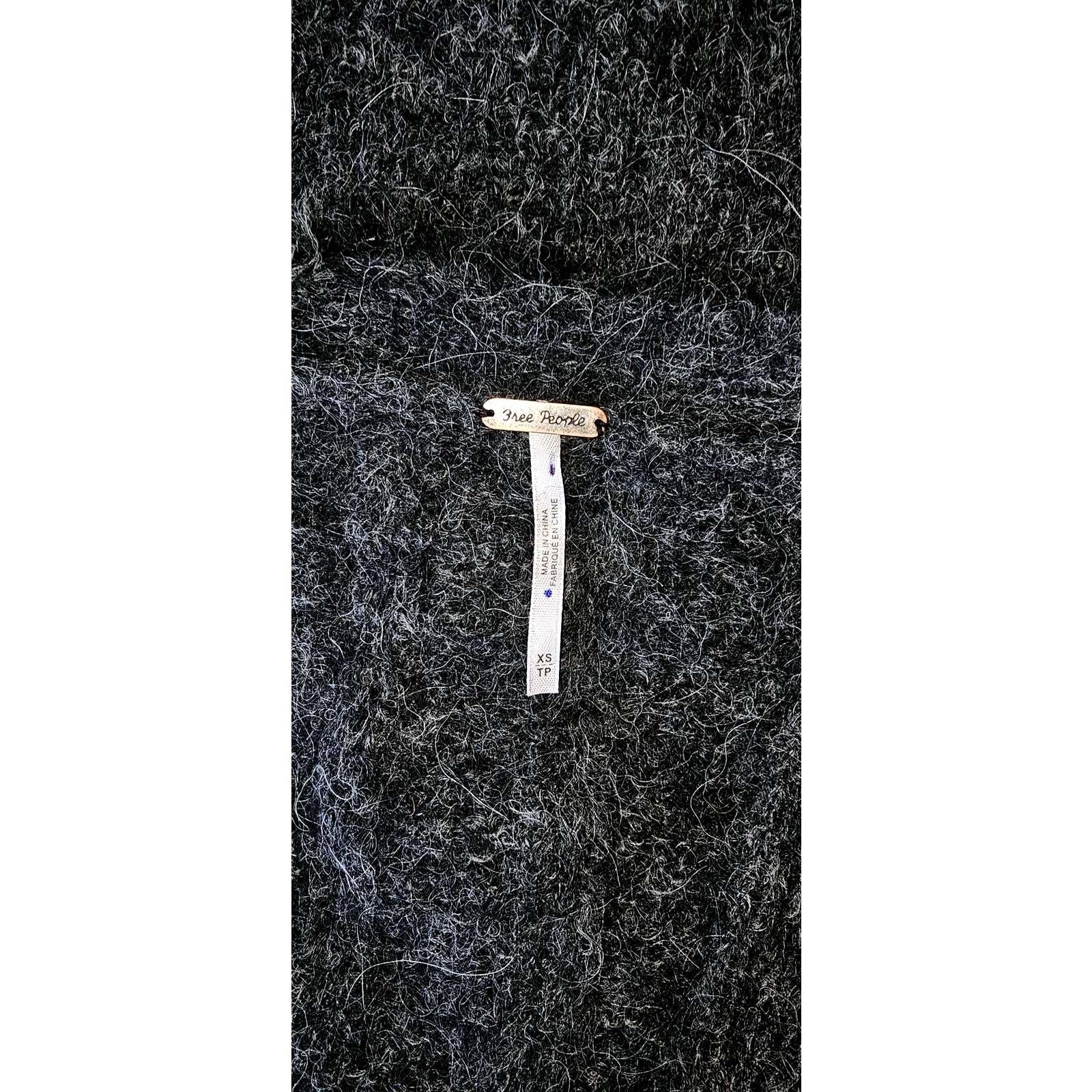 Free People Button Amelia Cardi Alpaca Sweater