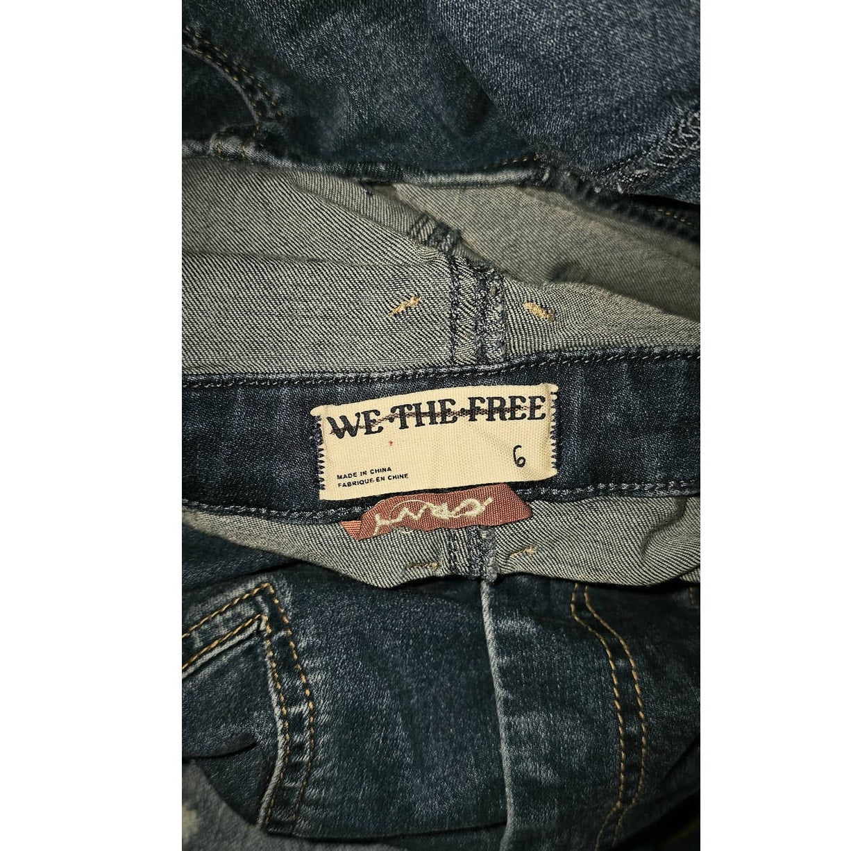 Free People Wtf Crvy Hyde Park Stretch Denim Jumpsuit