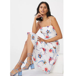 New Anthropologie Hutch Declin Floral Midi Dress $198 Size 10 Petite