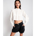 New FREE PEOPLE One Teaspoon Streetwalkers High-Waist Shorts $130 SIZE 24 Black