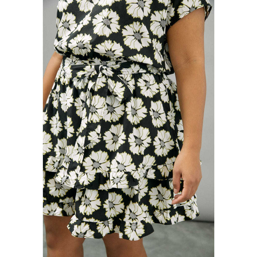 New Peter Som for Anthropologie Penelope Mini Floral Cotton Dress $168  MEDIUM