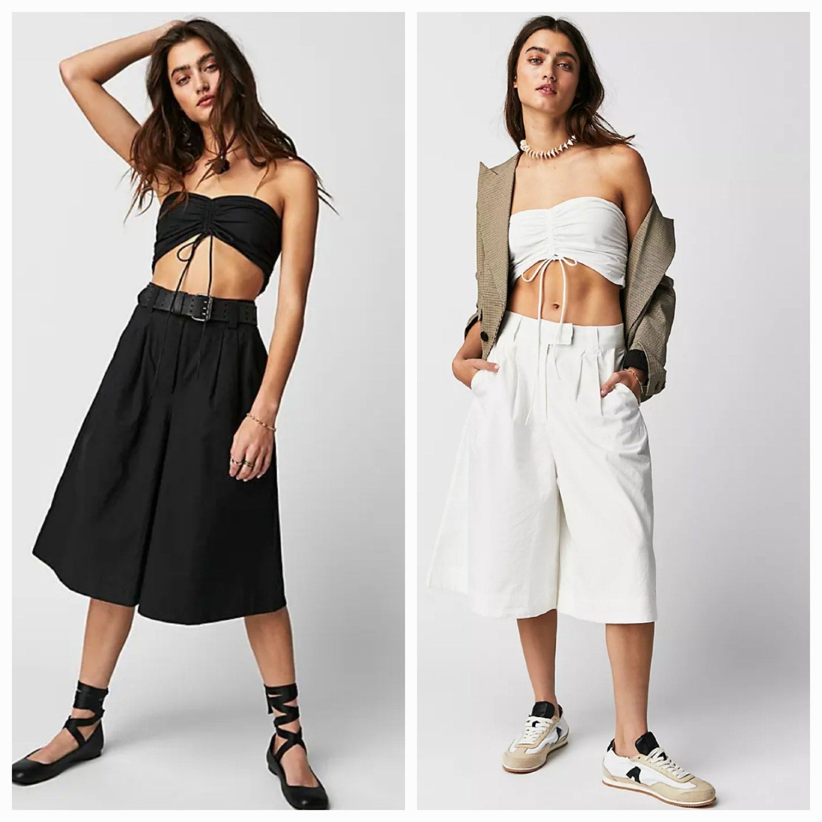 SS2. New FREE PEOPLE Minnie Set $148 SIZE 4 Black