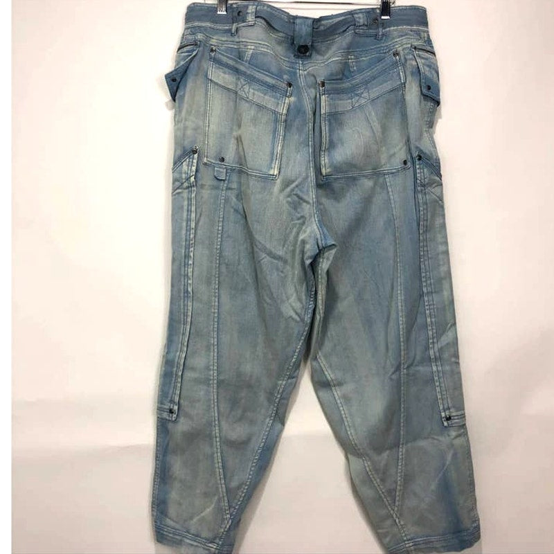 New Free People Wilder Mid-Rise Pants $228 SMALL Cargo Utility Zip Slouchy
