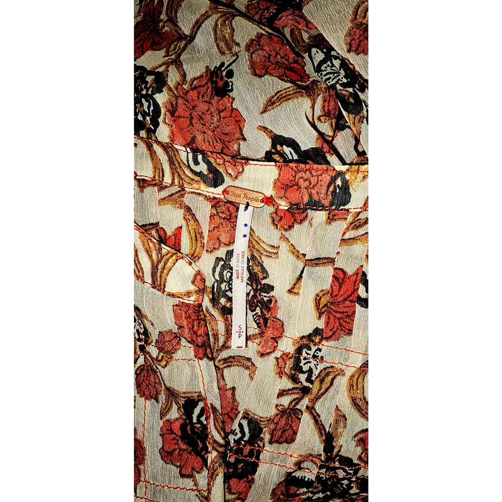 New Free People See It Through Dress $168 SMALL Tea Combo