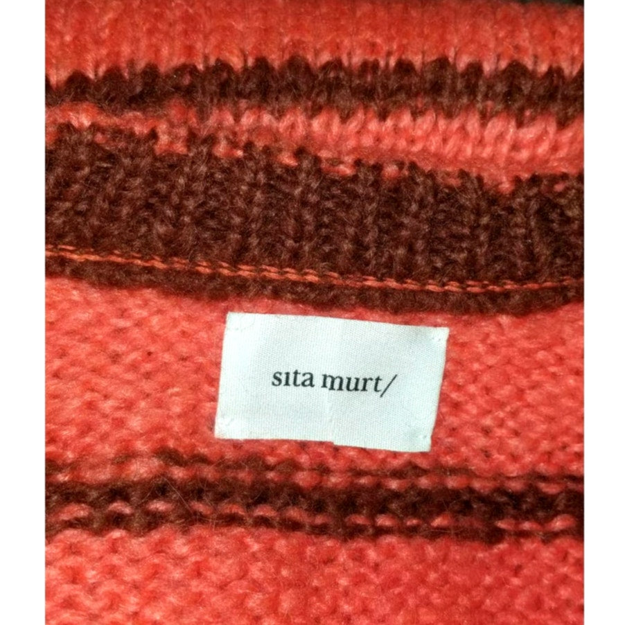 Anthropologie Ella Wool Blend Striped Cardigan