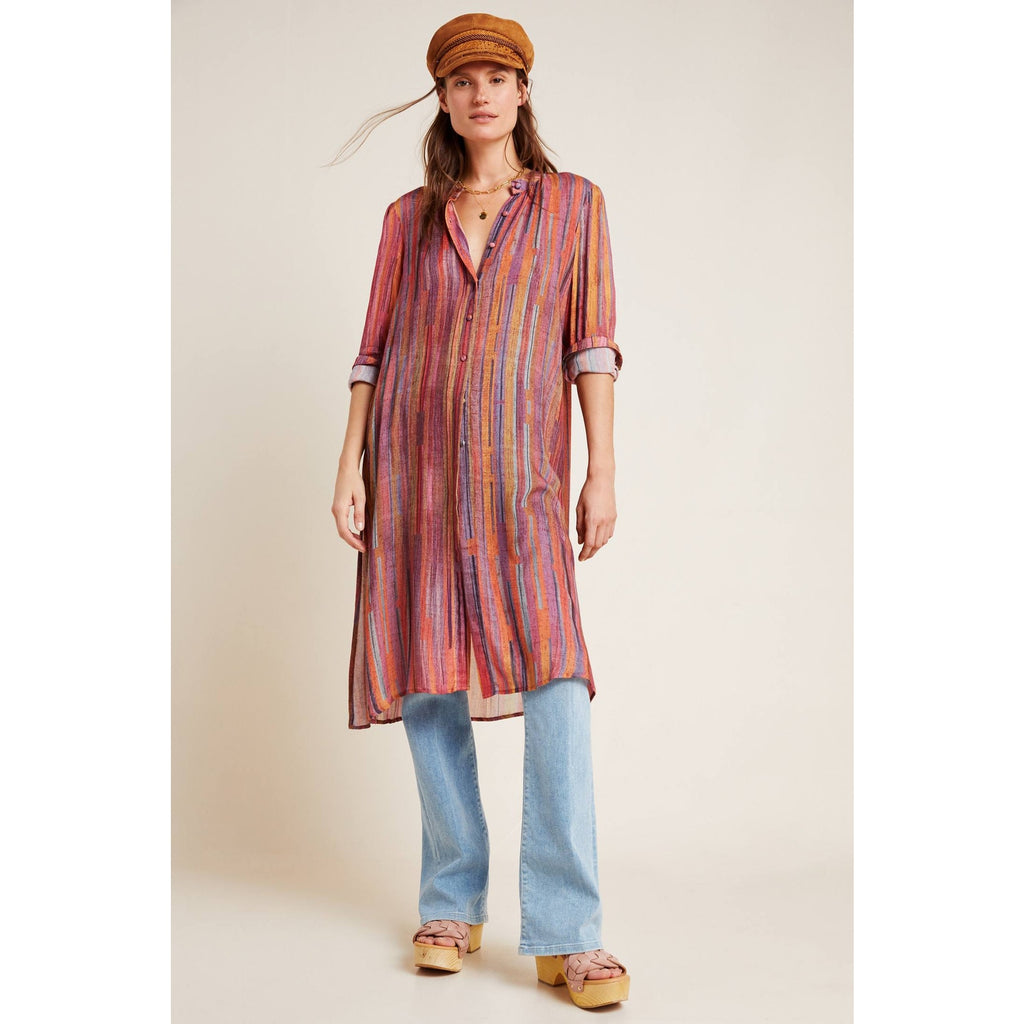 Anthropologie Conditions Apply Lauressa Buttondown Tunic