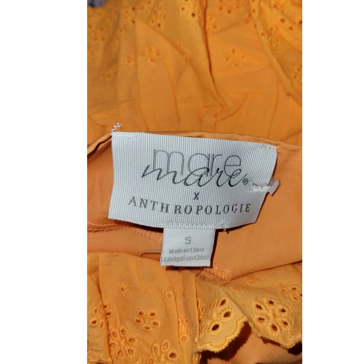 Anthropologie Mare Josephine Eyelet Ruffled Tank