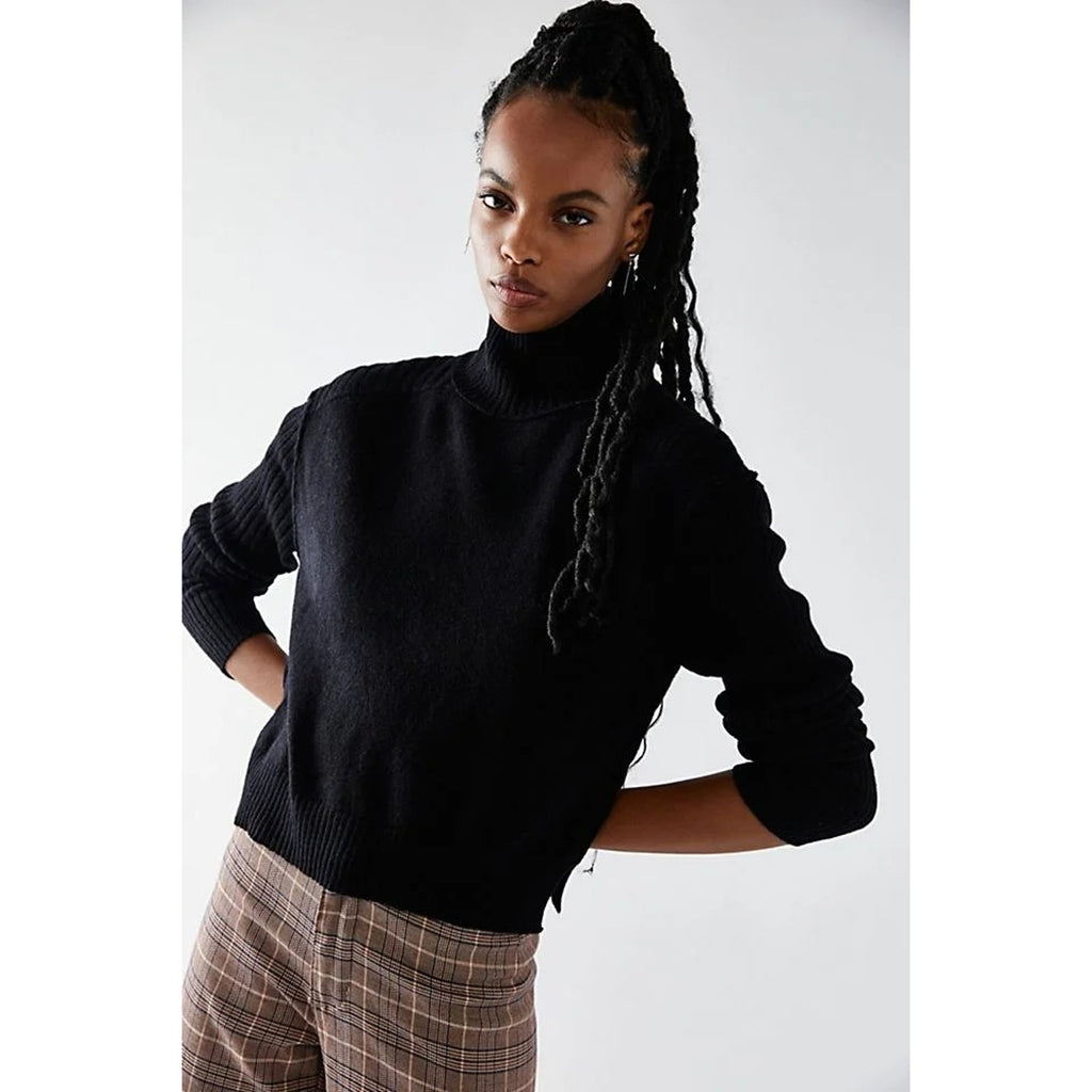 Free People Aubrey Cashmere Turtleneck Sweater