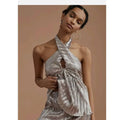 Anthropologie Monte Shimmer V-Neck Tank