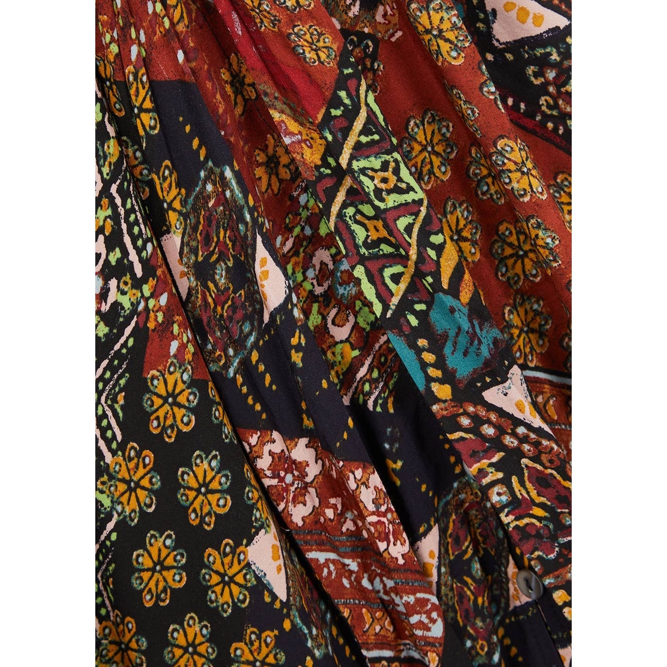 New Free People Lennon Maxi Dress  $168 X-SMALL Black Combo Vintage Insp Print
