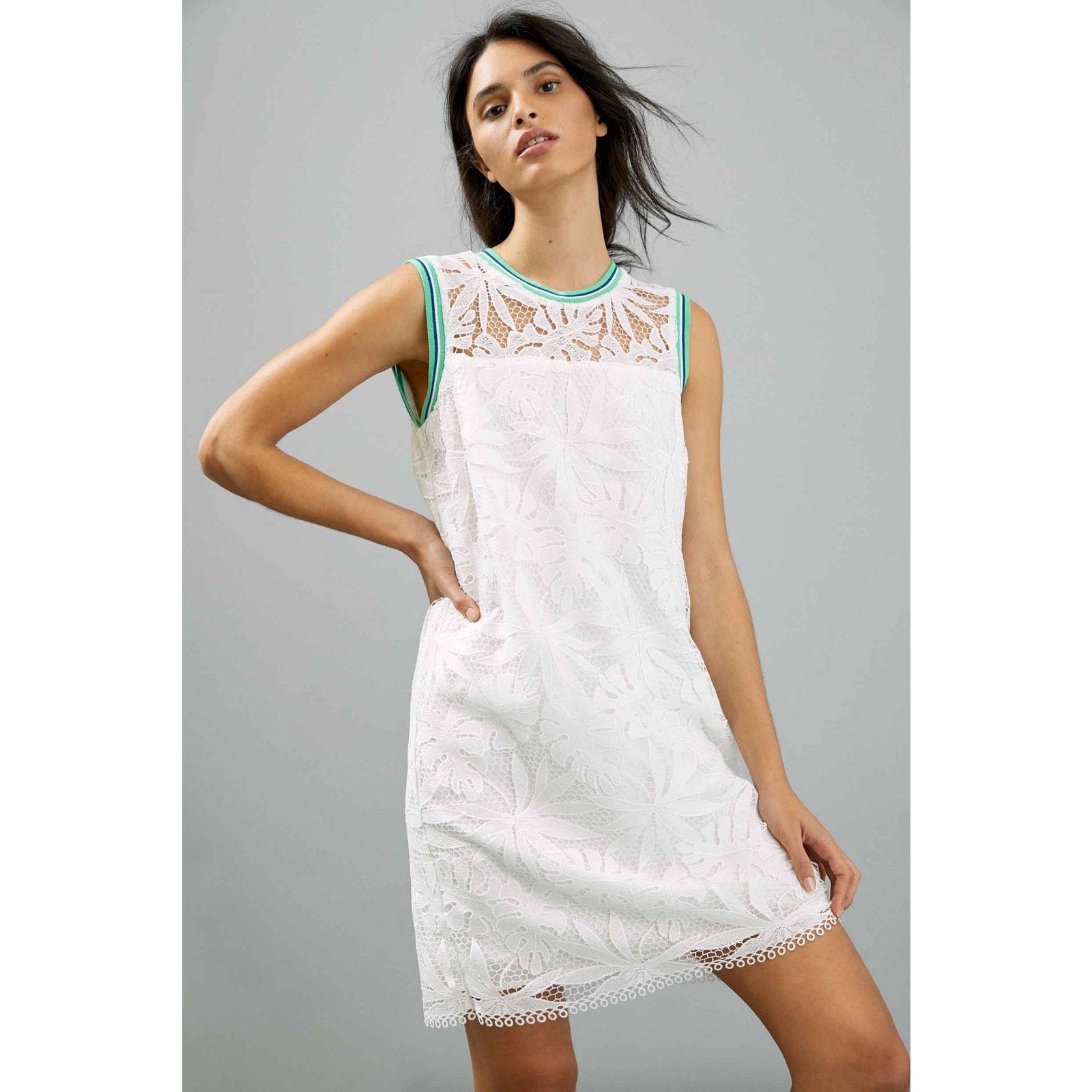 New Anthropologie Corey Lynn Calter Delilah Lace Mini Dress $198 SMALL White