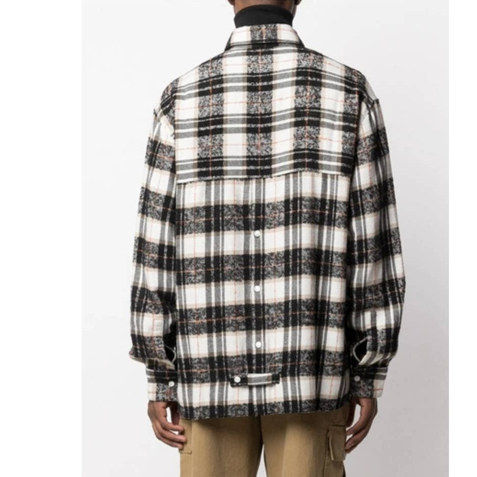 UO x Corelate Heavyweight Button-Down Long Sleeve Shirt MEDIUM Black Corelate x Urban Outfitters