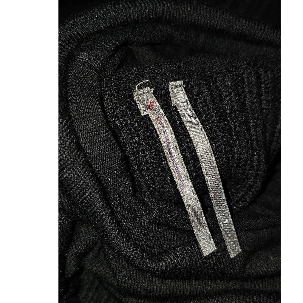 New By Anthropologie Turtleneck Sweater Dress $160 LARGE Black Mini Long Sleeve