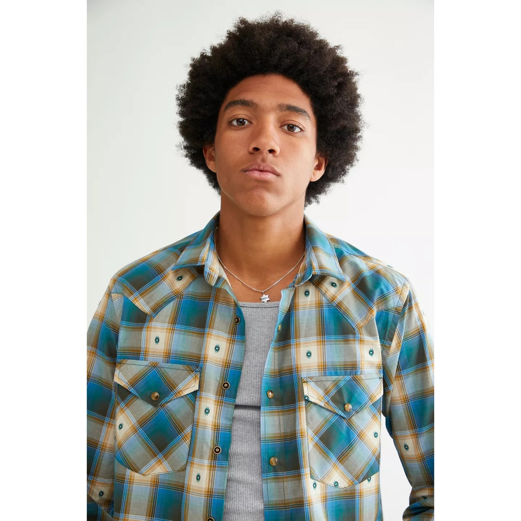 New Urban Outfitters Pendleton Long Sleeve Plaid Button Down Shirt $98 MEDIUM