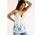 Anthropologie Forever That Girl Jordan Eyelet Babydoll Tank