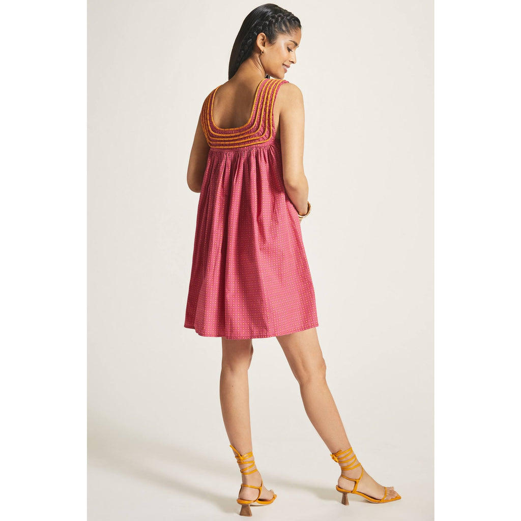 New Anthropologie Let Me Be Swing Tunic Dress $160 SMALL Pink