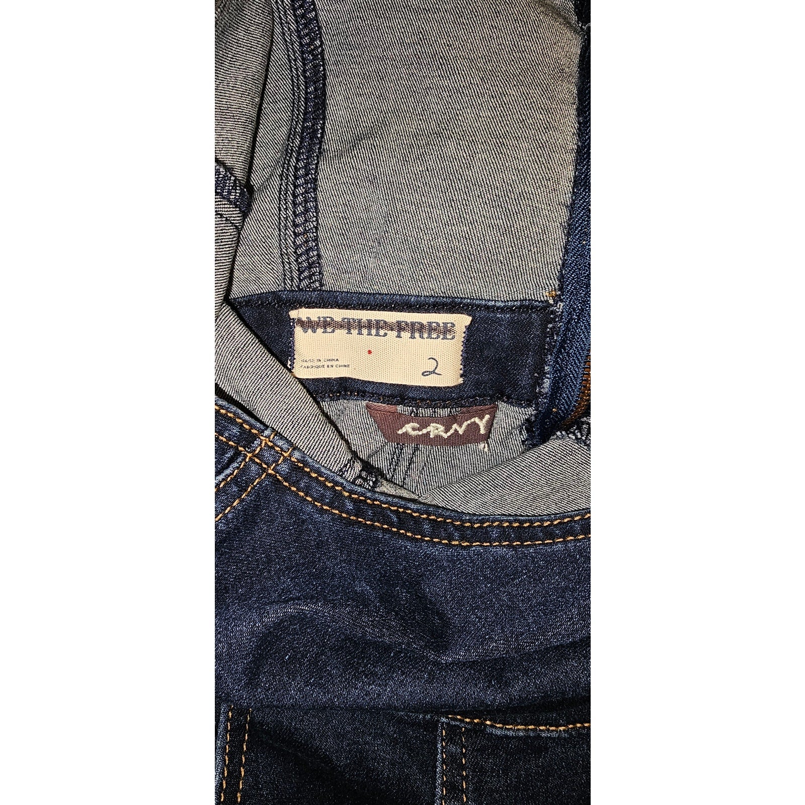 Denim Style Retro Flared Jumpsuit
