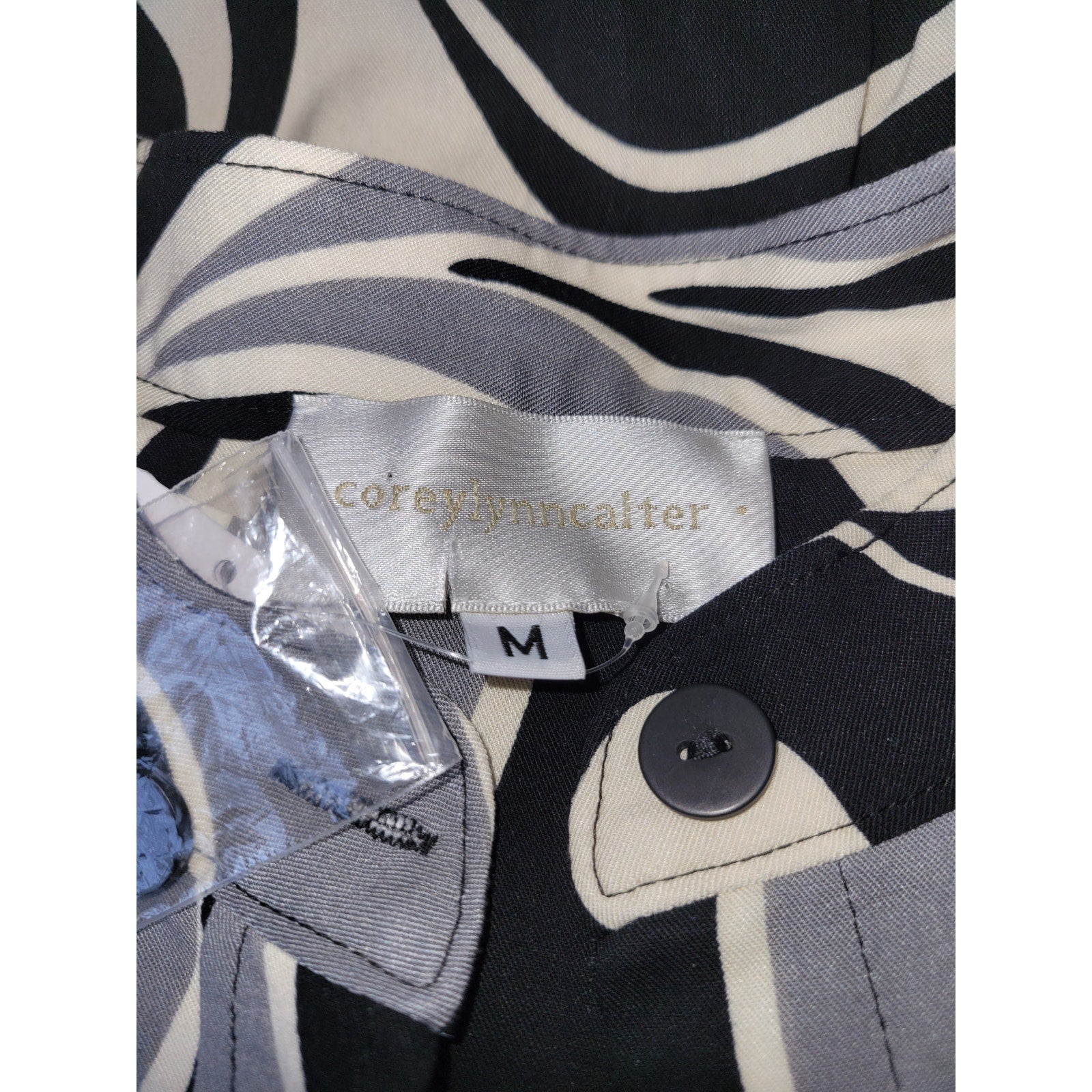 Anthropologie Corey Lynn Calter Gabriela Midi Shirtdress MEDIUM Black Anthropologie